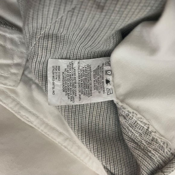 Gramicci Women's Yoshu Pants Size 4 White Pockets Roll up cuffs New with Tags - Picture 11 of 11